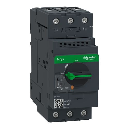 Main product image of 50 Amp 3-Pole NC & NO 120VAC 50/60 Hz Reversing IEC Contactor, LC2D50AG7