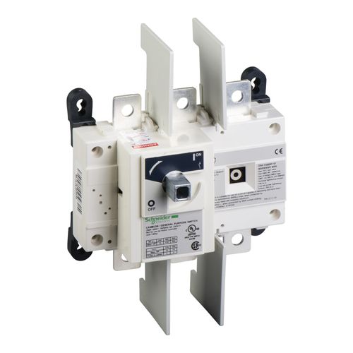Main product image of 200 Amp 3-Pole Non-Fused Cam And Disconnect Switch, 6.3" High x 7.09" Wide x 3.74" Deep, LK4MU3N