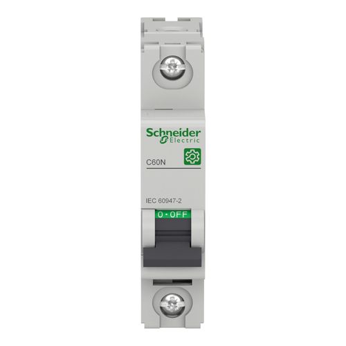Main product image of 16 Amp 440 VAC 1-Pole DIN Rail Mounted Magnetic Trip Miniature Circuit Breaker, 18-4 AWG, 76mm Deep x 81mm High x 18mm Wide, M9F11116