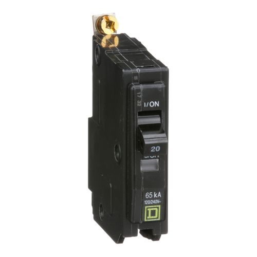 Main product image of Single Pole Bolt On Miniature Circuit Breaker (20A, 120/240VAC, 10kA), QHB120