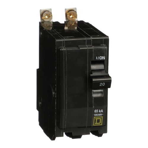 Main product image of 2 Pole Bolt On Miniature Circuit Breaker (20A, 120/240VAC, 10kA), QHB220
