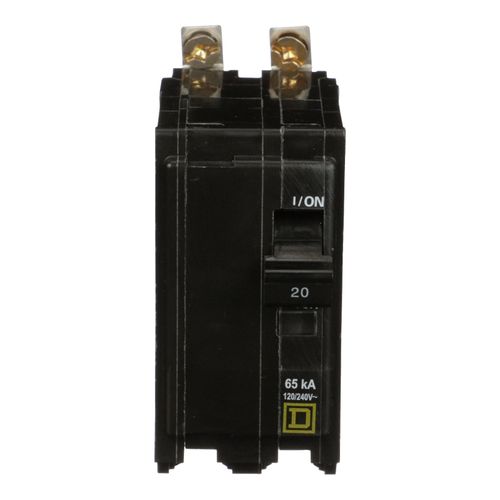Main product image of 2 Pole Bolt On Miniature Circuit Breaker (20A, 120/240VAC, 10kA), QHB220