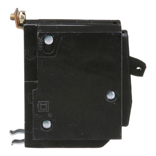 Main product image of Single Pole Bolt On Miniature Circuit Breaker, AC Shunt Trip (20A, 120/240VAC, 10kA), QOB1201021