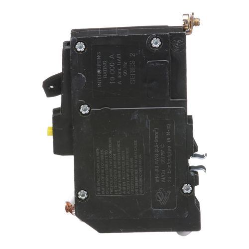 Main product image of Single Pole Bolt On Miniature Circuit Breaker, GFI Ground Fault (30A, 120VAC, 10kA), QOB130GFI