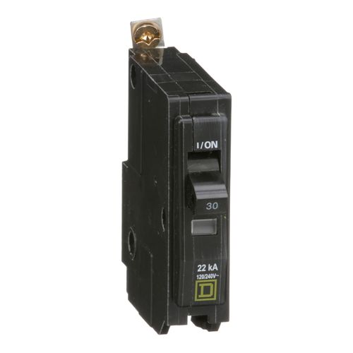Main product image of Single Pole Bolt On Miniature Circuit Breaker (30A, 120/240VAC, 22kA), QOB130VH
