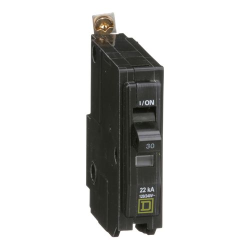 Main product image of Single Pole Bolt On Miniature Circuit Breaker (30A, 120/240VAC, 22kA), QOB130VH