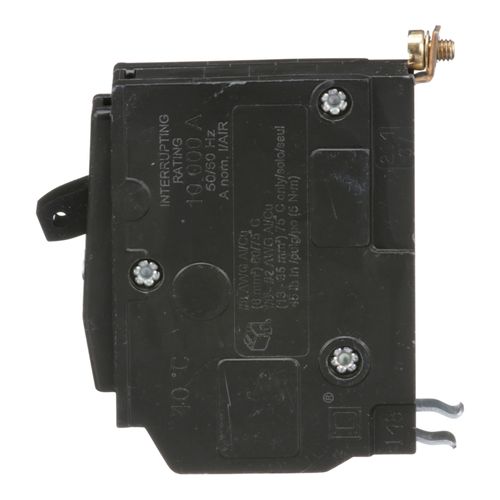 Main product image of Single Pole Bolt On Miniature Circuit Breaker (50A, 120/240VAC, 10kA), QOB150