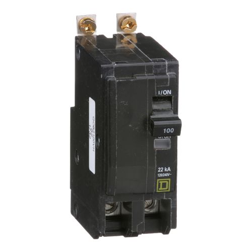 Main product image of 2 Pole Bolt On Miniature Circuit Breaker (100A, 120/240VAC, 22kA), QOB2100VH