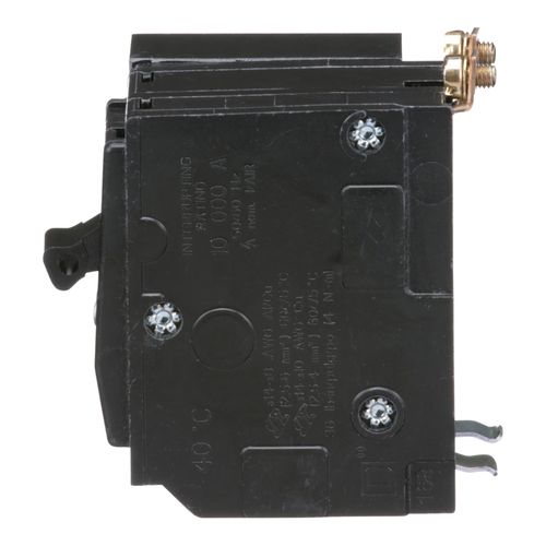 Main product image of 2 Pole Bolt On Miniature Circuit Breaker, AC Shunt Trip (20A, 120/240VAC, 10kA), QOB2201021