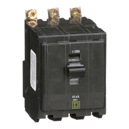 Main product image of 3 Pole Bolt On Miniature Circuit Breaker (10A, 120/240VAC, 10kA), QOB310