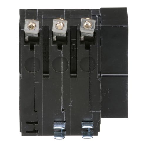 Main product image of 3 Pole Bolt On Miniature Circuit Breaker, AC Shunt Trip (50A, 120/240VAC, 10kA), QOB3501021