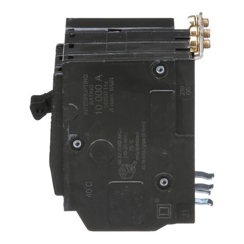 Main product image of 3 Pole Bolt On Miniature Circuit Breaker, AC Shunt Trip (60A, 120/240VAC, 10kA), QOB3601021