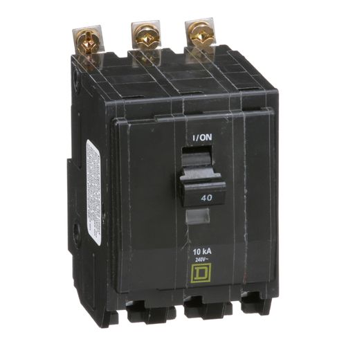 Main product image of 2 Pole Panel Mount Miniature Circuit Breaker (80A, 120/240VAC, 10kA), QOU280