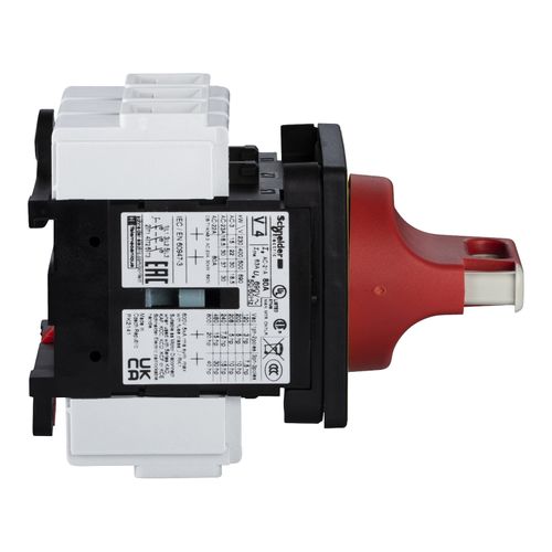 Main product image of Cam & Disconnect Switch, Enclosed & Fused (690VAC, 3 Pole), 3.27" OAH x 2.36" OAW, VCF4