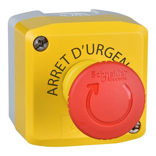 Main product image of Turn-To-Release NC 1-Operator Mushroom Head, No Legend, NEMA 1, 3, 3R, 4, 12 & 13 Push-Button Control Station (Red), XALACS1