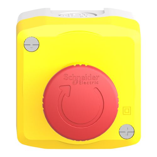 Main product image of Turn-To-Release NC 1-Operator Mushroom Head, No Legend, NEMA 1, 3, 3R, 4, 12 & 13 Push-Button Control Station (Red), XALACS1