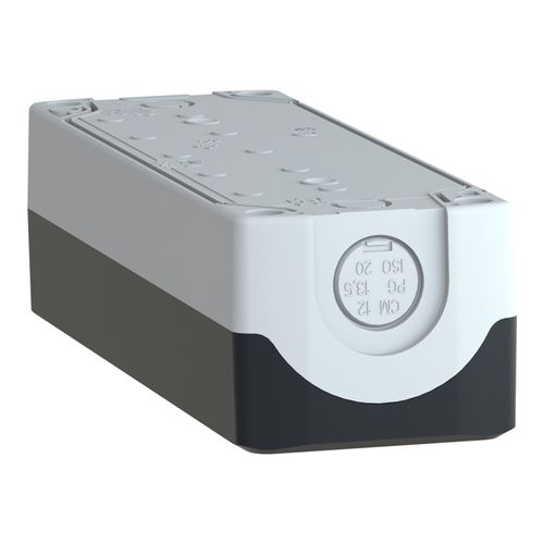 Main product image of 5-Hole 22mm Hole Dia. Polycarbonate NEMA 4X & 13 Pushbutton Switch Enclosure, XALD05H7