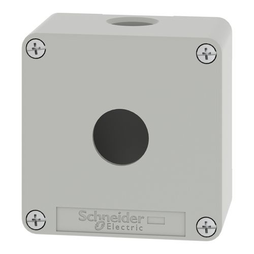 Main product image of 1-Hole 1.58" Hole Dia. Zinc Alloy NEMA 4 & 13 Pushbutton Switch Enclosure, 3.15" High x 3.15" Wide x 2.03" Deep, XAPG19201
