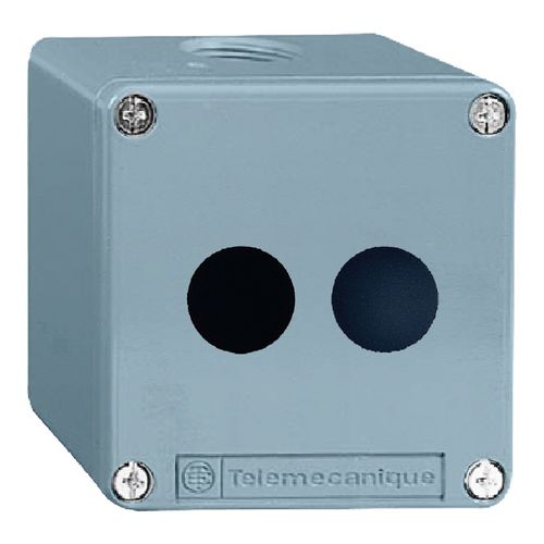 Main product image of 2-Hole 1.58" Hole Dia. Zinc Alloy NEMA 4 & 13 Pushbutton Switch Enclosure, 5.12" High x 3.15" Wide x 2.03" Deep, XAPG29202