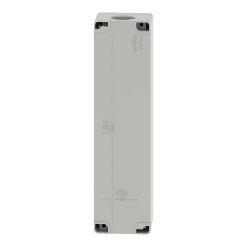 Main product image of 5-Hole 1.58" Hole Dia. Aluminum NEMA 4 & 13 Pushbutton Switch Enclosure, 12.2" High x 3.35" Wide x 3.03" Deep, XAPG59505