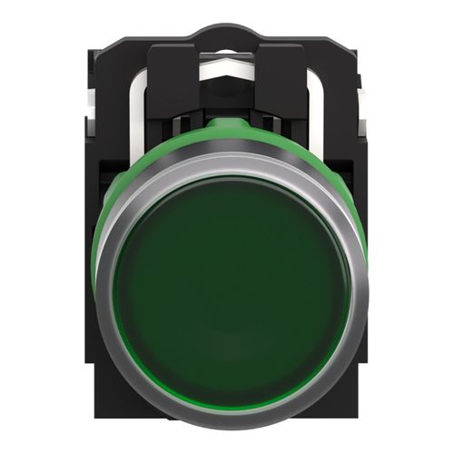 Main product image of 22mm Mounting Hole Dia. Momentary (MO) NC/NO LED Illuminated Push-Button Switch, XB5AW33G5