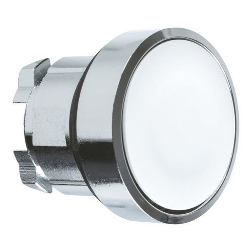 Main product image of 22mm Mounting Hole Dia. Momentary (MO) Round Nonilluminated Push-Button Switch (White), ZB4BA1