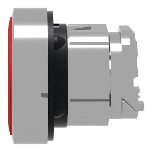 Main product image of 22mm Mounting Hole Dia. Momentary (MO) 22mm Flush Head Nonilluminated Push-Button Switch (Red), ZB4BA432