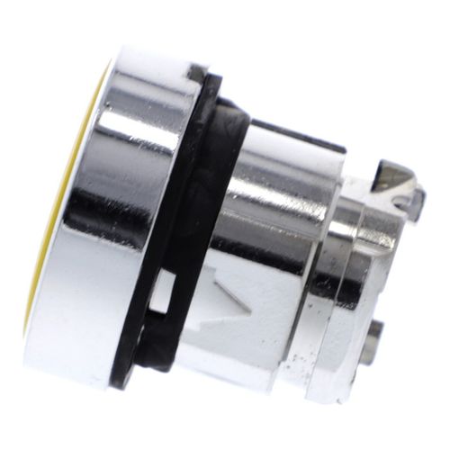 Main product image of 22mm Mounting Hole Dia. Momentary (MO) Flush Head Nonilluminated Push-Button Switch (Yellow), ZB4BA5