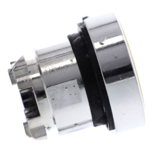 Main product image of 22mm Mounting Hole Dia. Momentary (MO) Flush Head Nonilluminated Push-Button Switch (Yellow), ZB4BA5