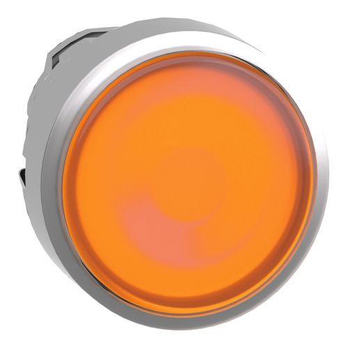 Main product image of 22mm Mounting Hole Dia. Momentary (MO) Round Nonilluminated Push-Button Switch (Orange), ZB4BA58