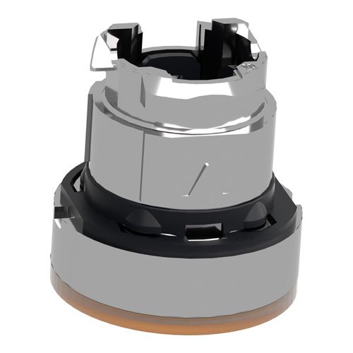 Main product image of 22mm Mounting Hole Dia. Momentary (MO) Round Nonilluminated Push-Button Switch (Orange), ZB4BA58