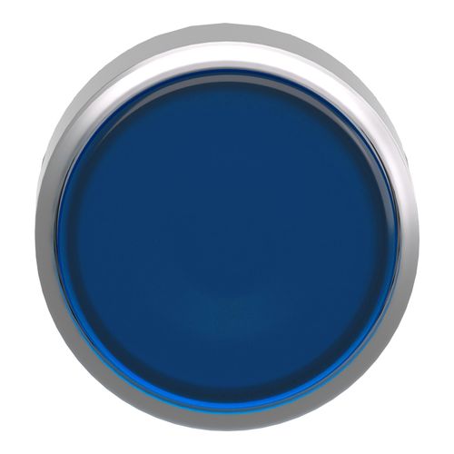 Main product image of 22mm Mounting Hole Dia. Momentary (MO) Round Nonilluminated Push-Button Switch (Blue), ZB4BA68