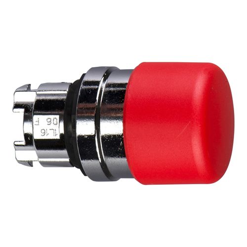 Main product image of 22mm Mounting Hole Dia. Momentary (MO) 30mm Mushroom Head Nonilluminated Push-Button Switch (Red), ZB4BC44