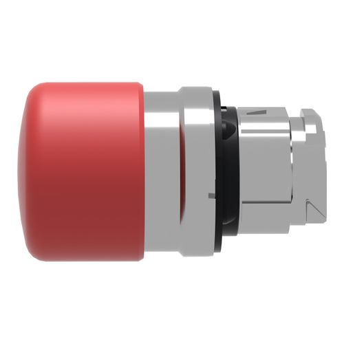 Main product image of 22mm Mounting Hole Dia. Momentary (MO) 30mm Mushroom Head Nonilluminated Push-Button Switch (Red), ZB4BC44