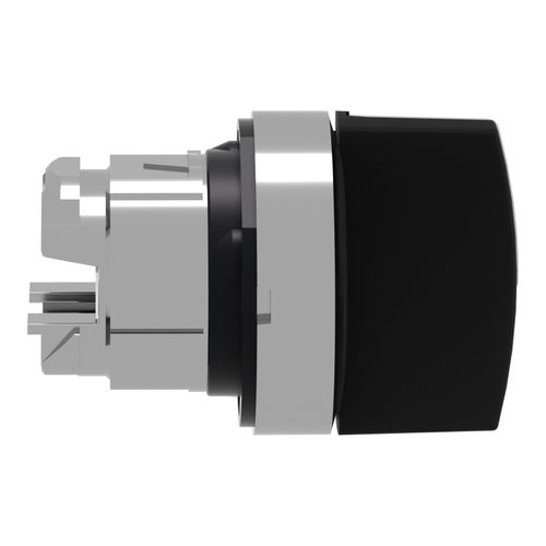 Main product image of 3-Position Momentary (MO) Standard Lever Handle NEMA 4X & 13 Selector Switch With Maintained/Maintained/Momentary Action (Black), ZB4BD8