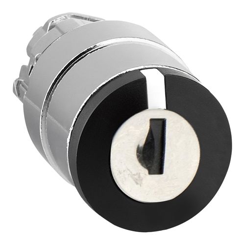 Main product image of 3-Position Maintained (MA) Keyed NEMA 4X & 13 Selector Switch With Center Position Key Withdrawal (Black), ZB4BG3