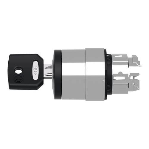 Main product image of 2-Position Maintained (MA) Keyed NEMA 4X & 13 Selector Switch With 458A Key And Any Position Withdrawal (Black), ZB4BG410