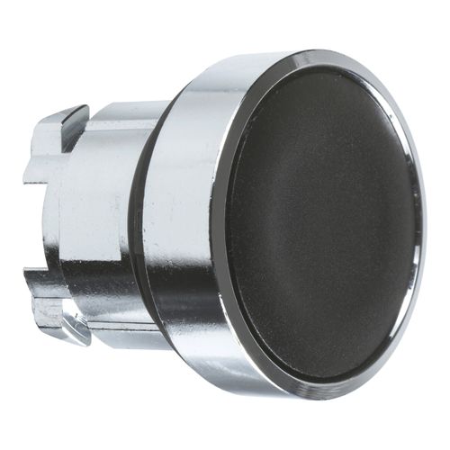Main product image of 22mm Mounting Hole Dia. Maintained (MA) Round Push-Button Switch (Black), ZB4BH02