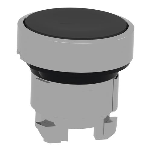 Main product image of 22mm Mounting Hole Dia. Maintained (MA) Round Push-Button Switch (Black), ZB4BH02