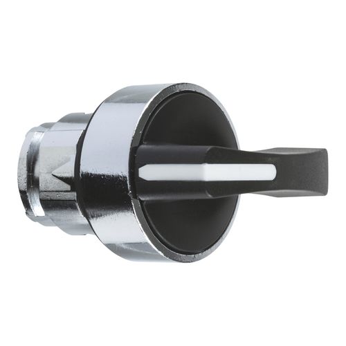 Main product image of 3-Position Momentary (MO) Long Handle NEMA 4X & 13 Selector Switch With Spring Return Left-To-Center (Black), ZB4BJ7