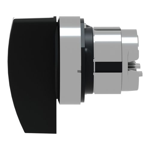 Main product image of 3-Position Momentary (MO) Long Handle NEMA 4X & 13 Selector Switch With Spring Return Left-To-Center (Black), ZB4BJ7