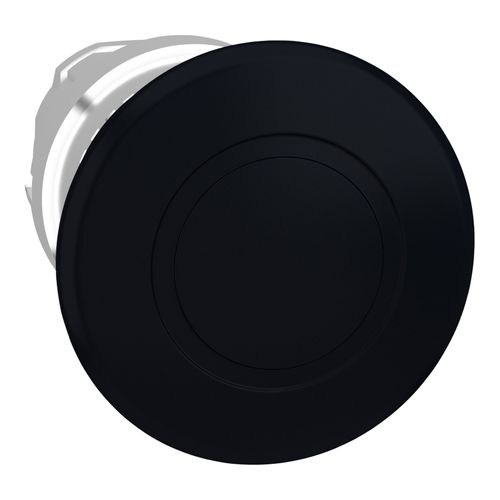 Main product image of 22mm Mounting Hole Dia. Maintained (MA) Round Nonilluminated Push-Button Switch (Black), ZB4BT2