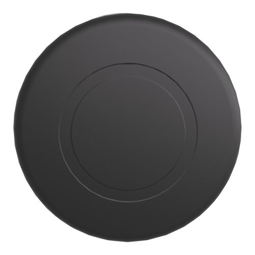 Main product image of 22mm Mounting Hole Dia. Maintained (MA) Round Nonilluminated Push-Button Switch (Black), ZB4BT2