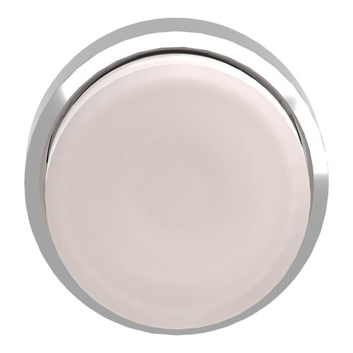 Main product image of 22mm Mounting Hole Dia. Momentary (MO) Round Nonilluminated Projecting Push-Button Switch (White), ZB4BW113