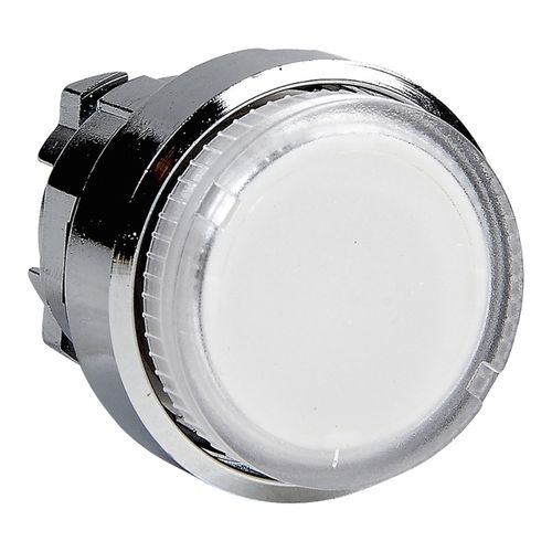 Main product image of 22mm Mounting Hole Dia. Momentary (MO) Round BA9s Lamp Push-Button Switch (Green), ZB4BW13