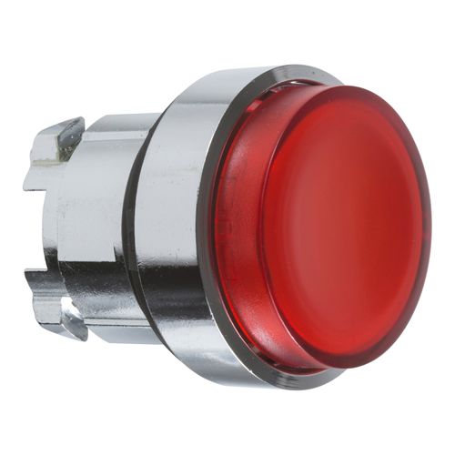 Main product image of 22mm Mounting Hole Dia. Momentary (MO) Round BA9s Lamp Push-Button Switch (Green), ZB4BW13