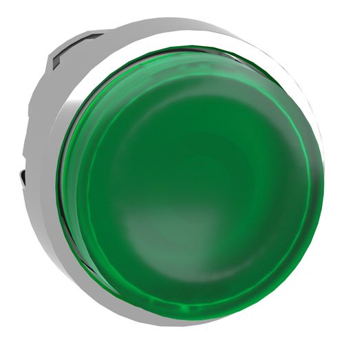 Main product image of 22mm Mounting Hole Dia. Momentary (MO) Round Universal Push-Button Switch (Green), ZB4BW133