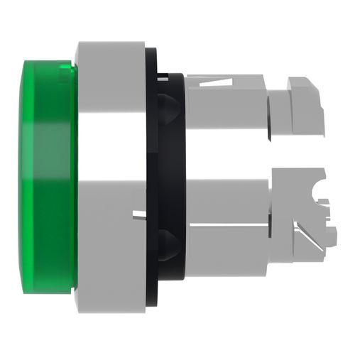 Main product image of 22mm Mounting Hole Dia. Momentary (MO) Round Universal Push-Button Switch (Green), ZB4BW133