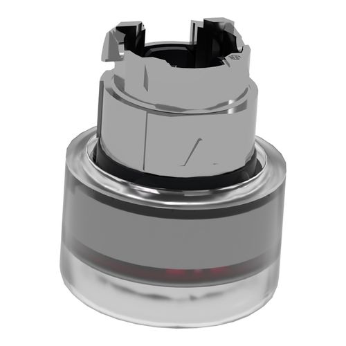 Main product image of 22mm Mounting Hole Dia. Momentary (MO) Round Universal Flush Push-Button Switch (Red), ZB4BW543
