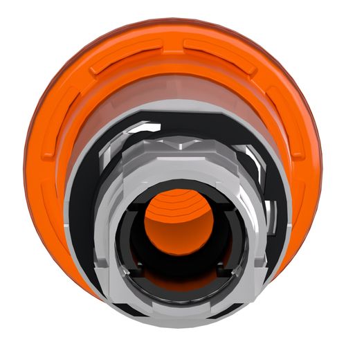 Main product image of 22mm Mounting Hole Dia. Maintained (MA) Round Nonilluminated Push-Button Switch (Orange), ZB4BW653